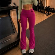 Valentina High-Waisted Flare Leggings - Light Colors